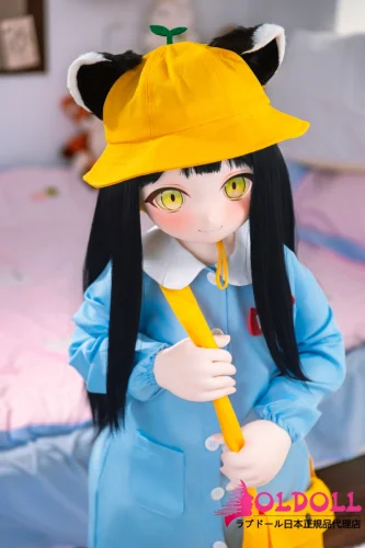 【宣伝画像と同じ衣装付き】JSL DOLL 120cm 小舜(xiaoshun) PVC製ヘッド tpe/s-tpeボディ選択可能 動物耳アクセサリーつけた可愛いアニメドール ブルーの制服風コートを着たアニメキャラクタードール