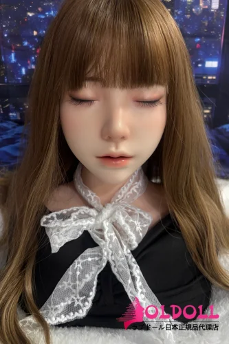 Real girl(A工場) Lシリーズ ヘッドL02単体 瞑り目タイプ シリコン製 職人メイク 等身大ラブドール ROS口開閉機能付き ｍ16ジョイント