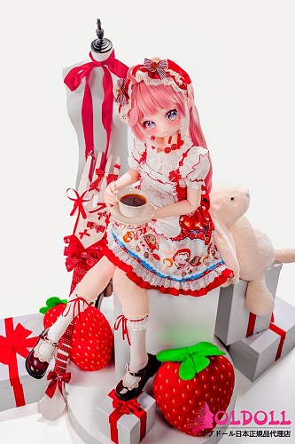 【宣伝画像と同じ衣装付き】XYGO  アニメドール 142cm Aカップ 小珂(xiaoke) R05 シリコンヘッド+tpeボディ 白いワンピースを着たピンク髪の可愛い美少女ダッチワイフ