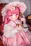 
120cmコンパクトボディの美少女ラブドール座り姿
