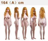 MD DOLL 166cm Fカップ(166B) M69 (Monica)ヘッド  シリコン製 お姉さん系ドール チアリーダーコスチューム サッカー応援巨乳ダッチワイフ