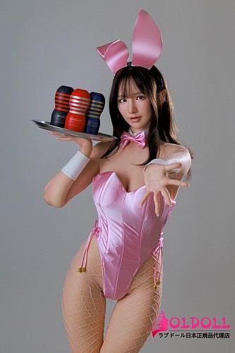 【TYPEグラビア｜アートワークカスタム版】TOPSINO 149cm Fカップ+T50(米心)ヘッド フルシリコン製 超擬真ダッチワイフ｜ピンクバニー姿の美人ラブドール