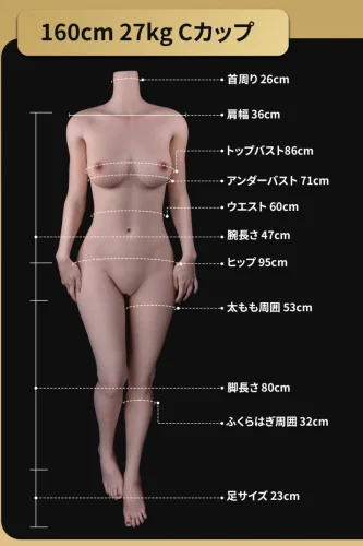 K-DIVA ボディ単体専用ページ 170cm Gカップ/165cm Bカップ/160cm Cカップ 韓国風リアル製美人ラブドール 型取りボディ リアル皮膚付き