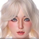 Real lady 159cm Hカップ R7(Shizuka) ROS-MAX ヘッド シリコン製 美人ラブドール  薄紫のキャミソール姿 リアルな肌触りと極上の癒やし 清楚系美女の等身大ダッチワイフ