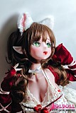 
白ドレスのフリルやディテールが美しい美少女ラブドール
