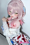 
挑発的な視線で魅了するメスガキ風アニメキャラの巨乳ラブドール
