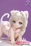 【日本倉庫在庫●20台限定！即納特別価格10%OFF】DOLLTA アニメドール 112cm 鈴 (Suzu)ヘッド シリコン製 白髪猫耳の美少女・獣耳スタイル アニメ系リアルドール