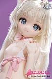 【日本倉庫在庫●20台限定！即納特別価格10%OFF】DOLLTA アニメドール 112cm 鈴 (Suzu)ヘッド シリコン製 白髪猫耳の美少女・獣耳スタイル アニメ系リアルドール