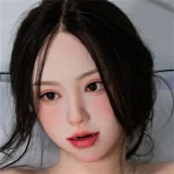 K-DIVA 160cm Cカップ Lunaヘッド リアル皮膚付き 韓国モデルの型取り ライフサイズ1：1再現  黒髪ショートヘアのリアルドール 自然な顔立ち 大人っぽい雰囲気のダッチワイフ