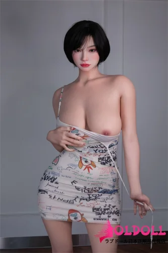 K-DIVA 170cm Gカップ Evaヘッド 黒髪ショートヘアの美人系リアルドール