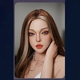 YUEdoll リアル皮膚162cm Eカップ Y2-云涵瞑り目ver.ヘッド 黒レースランジェリーを着た瞑り目の美人ラブドール 色気あふれる巨乳ダッチワイフ