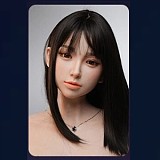 YUEdoll リアル皮膚162cm Eカップ Y2-云涵瞑り目ver.ヘッド 黒レースランジェリーを着た瞑り目の美人ラブドール 色気あふれる巨乳ダッチワイフ