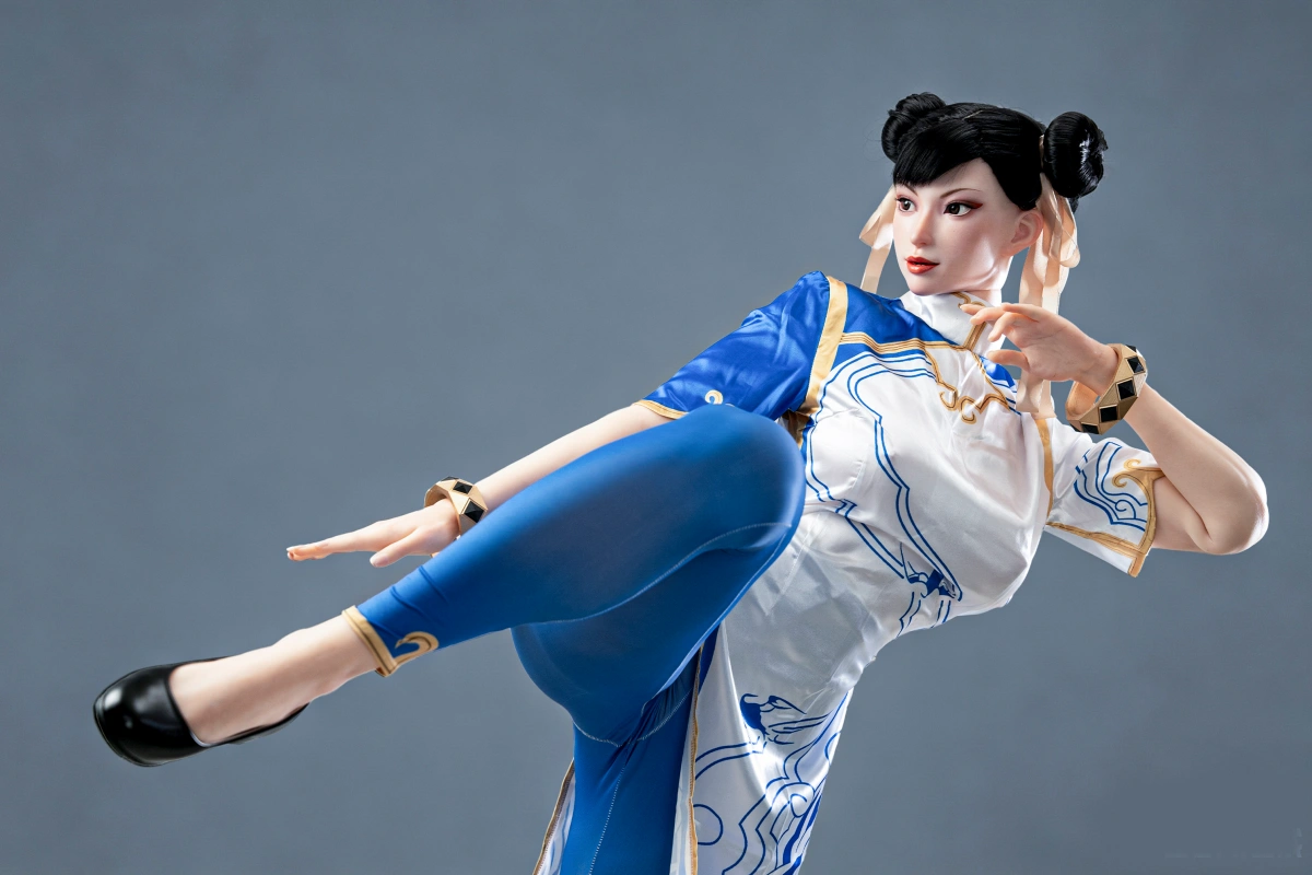  ストリートファイター春麗コスプレドール