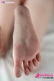 
黒レースランジェリー 瞑り目美女ドール 162cm 室内自然光スナップ