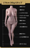 K-DIVA 165cm Bカップ Sashaヘッド リアルスキン付き 日常的でリアルな彼女系ラブドール