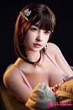 
美人ラブドール 158cm ウエストとブルーミニスカートのシルエット
