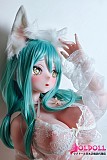
140cm 美少女ラブドール 白チュール生地の透明感とディテール
