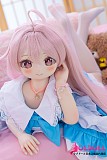 
85cmバスト小ボディ コスプレドール 胸元と白ドレスのフリル
