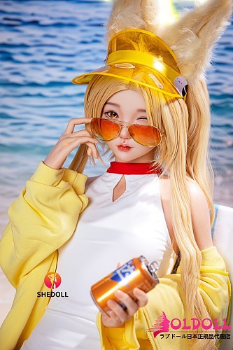 SHEDOLL 北栀(beizhi)3.0ヘッド 152cm Aカップ シリコンヘッド ボディ材質選択可 ブルーアーカイブ 百合園セイアコスプレドール スクール水着姿の貧乳ダッチワイフ