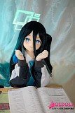 
145cm 美少女アニメドール シリコンヘッドのフェイシャルライン
