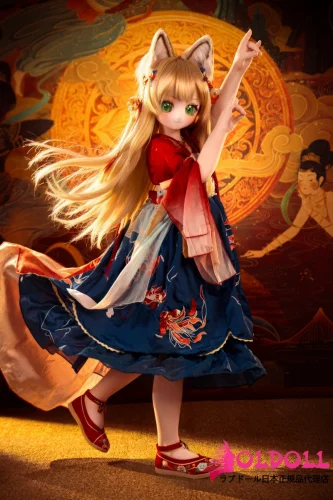【宣伝画像と同じ衣装付き】JSL DOLL 120cm 璃光（liguang） PVC製ヘッド tpe/s-tpeボディ選択可能 二次元アニメドール 中華敦煌風・狐耳アニメドール 魅力的な獣耳キャラクタードール