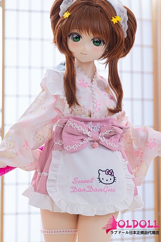 【シリコンヘッド】MW Girl(魔物姫) アニメドール 樱子(yingzi)ヘッド 132cmバスト小 ボディ材質選択可能｜木之本桜風のピンク和服が愛くるしいコスプレダッチワイフ