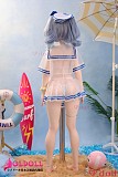 セーラー服の裾に軽く手を添えて佇むピュアな雰囲気のCPDOLL アニメドール
