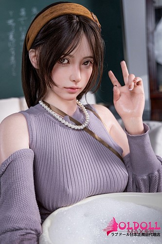 蛍火日記 165cm Cカップ MAXリアル皮膚版 晴子メイク②ヘッド フルシリコン製 美人ラブドール｜紫ニットワンピース 家政婦風清楚系ダッチワイフ