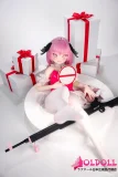 XYGO アニメドール 142cm Aカップ 小春（xiaochun）R04 シリコンヘッド+tpeボディ 二次元風フェイスのアニメドール  ピンク髪 美少女ドール