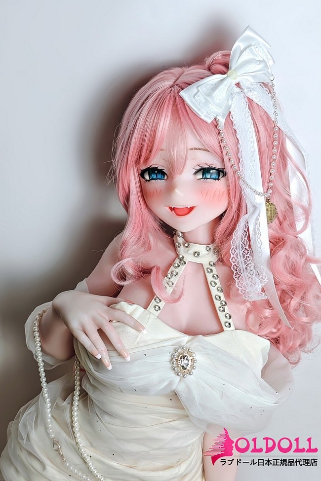 ElsaBabe アニメラブドール 140cm RAD025 花坂由香Hanasaka Yukaヘッド ボディ材質選択可能 八重歯が可愛いピンク髪の巨乳美少女ダッチワイフ