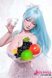 
リアル皮膚メイクが施されたFUDOLL 157cmの滑らかな肌質感
