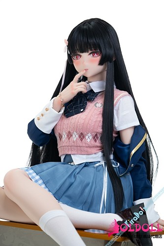 Kiradols アニメドール 155cm Bカップ #KH009ヘッド フルシリコン製｜白シャツとピンクベスト姿が可愛い制服ドール 二次元美少女ダッチワイフ