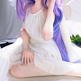 XYGO 145cm Cカップ R05ヘッド 智乃(zhinai) シリコンヘッド＋TPEボディ アニメドール｜青いワンピースが可憐な美少女ダッチワイフ