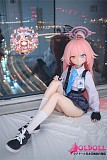 
141cmの小柄で可憐な制服ドールの全身スタイリング
