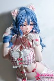 
アニメドールファン必见のスタイル抜群な青髪モデルショット

