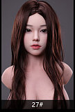 Zucki(ズッキ) 索姬 155cm Eカップ ゆゆ（yuyu）ヘッド リアル皮膚メイク付き フルシリコン製 日本風美少女アダルトラブドール 癒し彼女系等身大ドール