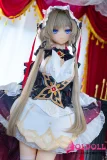 金髪ロングヘアのファンタジー系アニメドール
