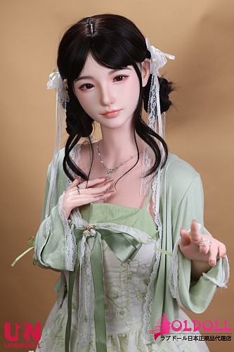 Uneedoll 美少女ラブドール リアル皮膚 165cm Eカップ 初夏(chuxia)メイク①ヘッド フルシリコン製｜浅緑ドレスの清楚系ダッチワイフ