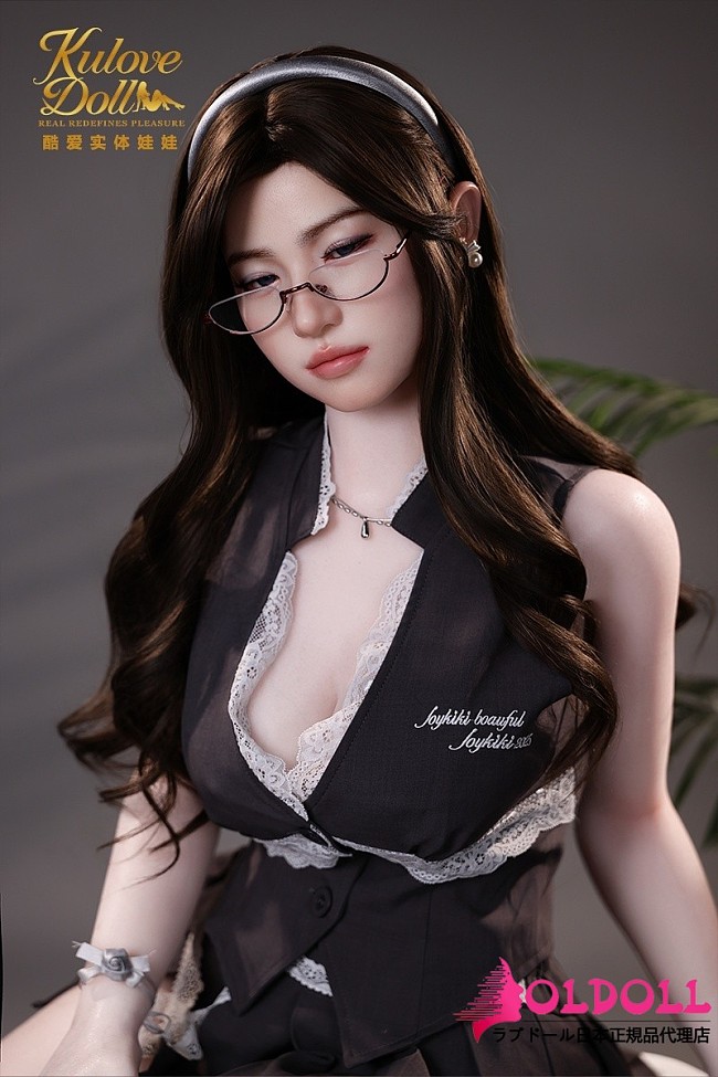 Kulove doll 163cm Fカップ 曼妮(Manni)ヘッド フルシリコン製 等身大リアルドール｜メガネっ娘の知的な巨乳ダッチワイフ