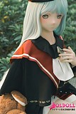 
滑らかな質感のフルシリコン製155cmドールの可憐なポージング

