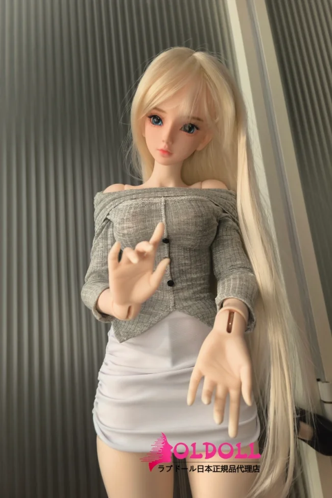 Mini Doll ミニドール #香波(xiangbo)60CM シリコン製+樹脂製関節ボディ ソフトビニールヘッド セックス可能 軽量化 2.6kg 女性素体 フィギュア cosplay