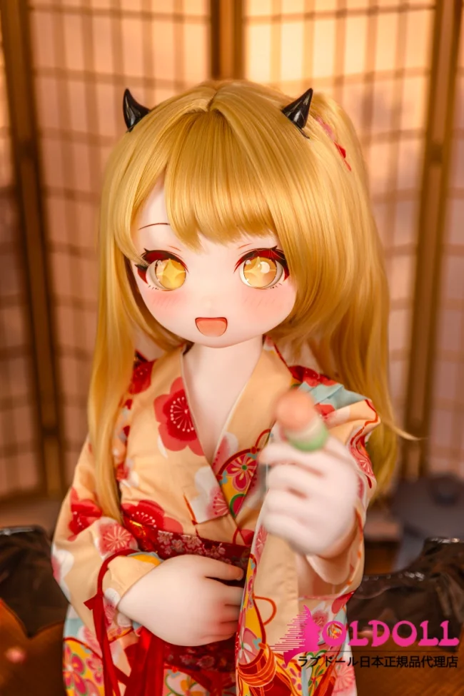 【二種類顔選択可能】JSL DOLL 120cm 小伊(xiaoyi) PVC製ヘッド tpe/s-tpeボディ選択可能 金髪ロングヘアの和風アニメドール 華やかな着物を着たフィギュア