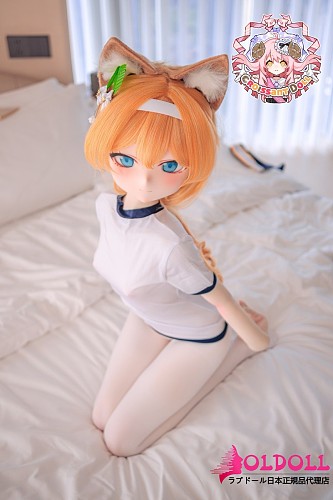 羊角社doll(Croissant Doll) 141cm AAカップ B04玛丽(mali)ヘッド 手描くメイクアニメドール ビニールヘッド+S-TPE製ボディ 学校の体操服を着た猫耳二次元美少女制服ドール