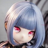 CPDOLL アニメラブドール 156cm Aカップ ヘッドP3メイク① フルシリコン製｜ピンクバニー服姿の二次元貧乳美少女ダッチワイフ