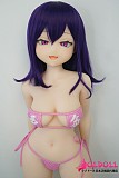 【S-TPE製】IROKEBIJIN 120cm Ｄカップ Aki ピンクビキニ アニメドール 全身正面ショット
