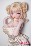 
高級感あふれるゴールドドレスの胸元と巨乳ライン アニメドール
