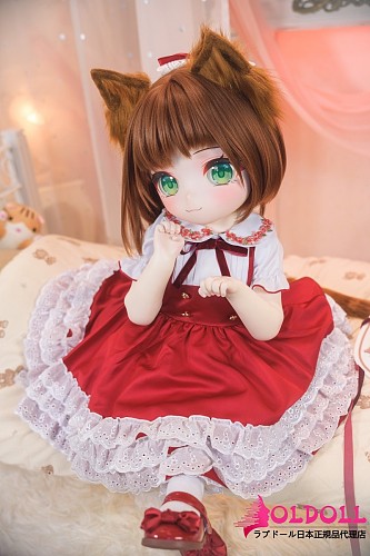 【先行販売｜50台限定5%割引！12月上旬お届け予定】彩姬堂 88cm バスト平 萌桃(もも) PVCヘッド+シリコン製ボディ 猫耳ケモミミ仕様 かわいいアニメ貧乳ドール