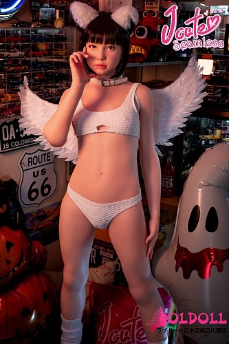 J cute シームレスドール 153cm Bカップ+AGE02結月(ゆずき)ヘッド フルシリコン製 貧乳美少女 天使ダッチワイフ