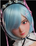 BC DOLL 60cm Eカップ F06 ミナ（MINA)ヘッド PU ヘッド+シリコンボディ ミニドール フィギュア ピンク髪ツインテールの可愛いアニメドール