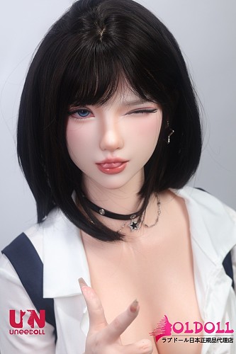 Uneedoll 美人ラブドール リアル皮膚158cm Eカップ 朧月(longyue)メイク①ヘッド フルシリコン製 リアル瞼オプション選択可能  OL風超擬真ダッチワイフ